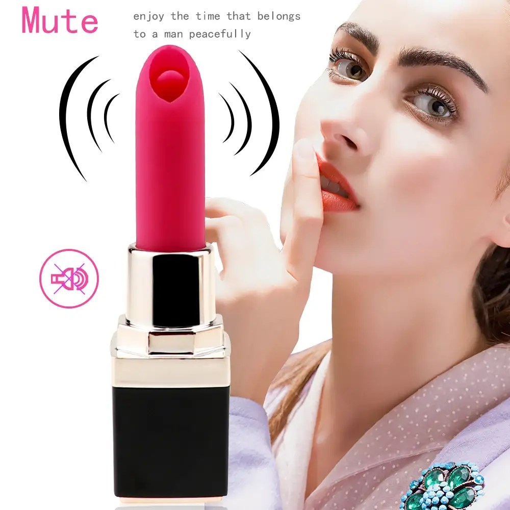 lipstick vibrator with multiple patterns