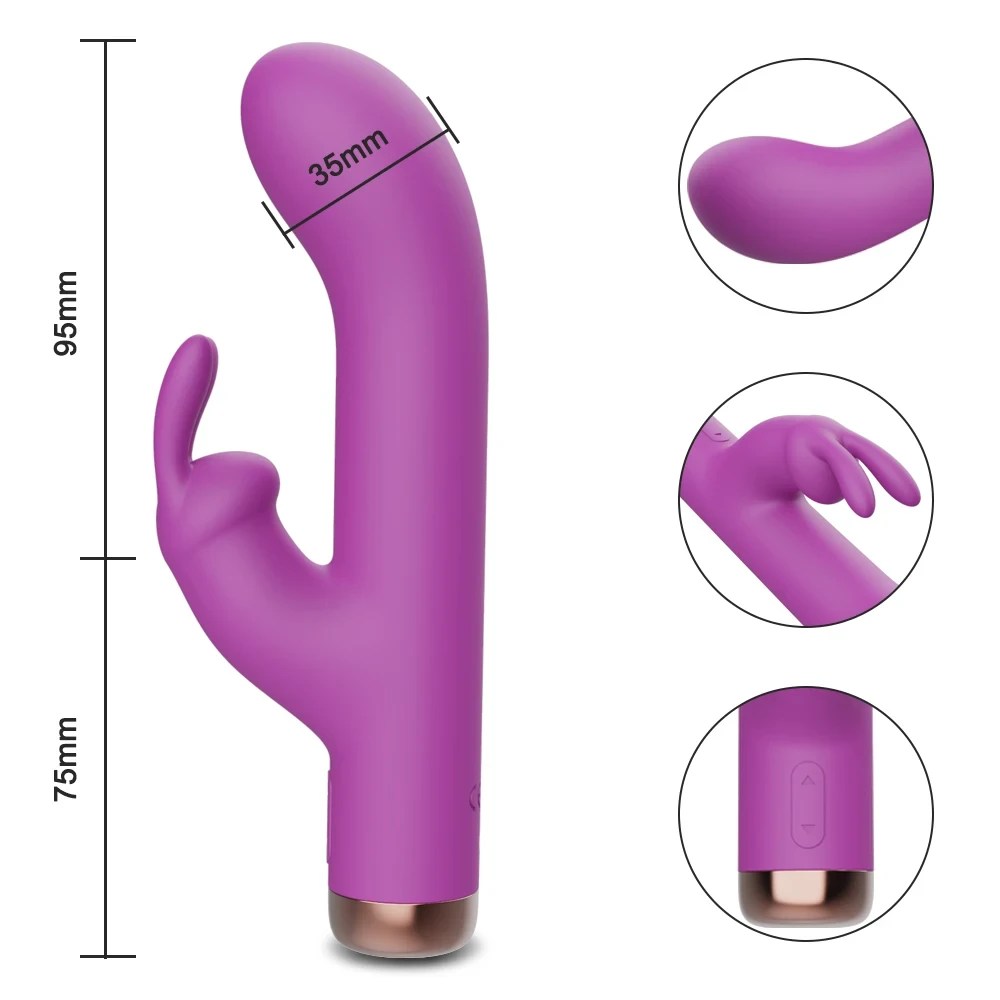 rabbit vibrator with multiple vibration patterns