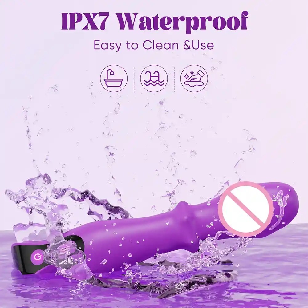 vibrador de empuje nueve patrones de empuje velocidades ajustables