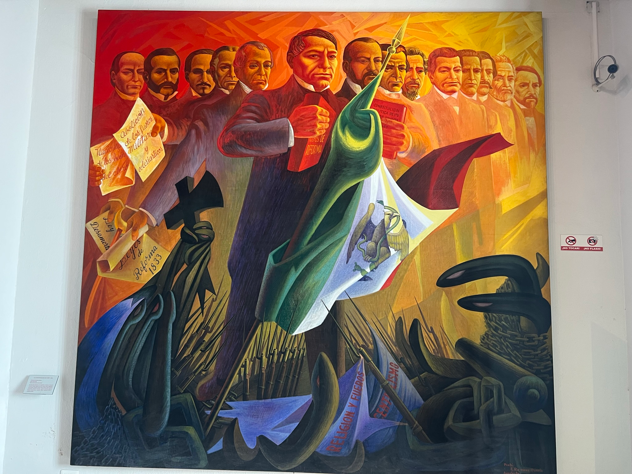 Painting of Benito Juarez