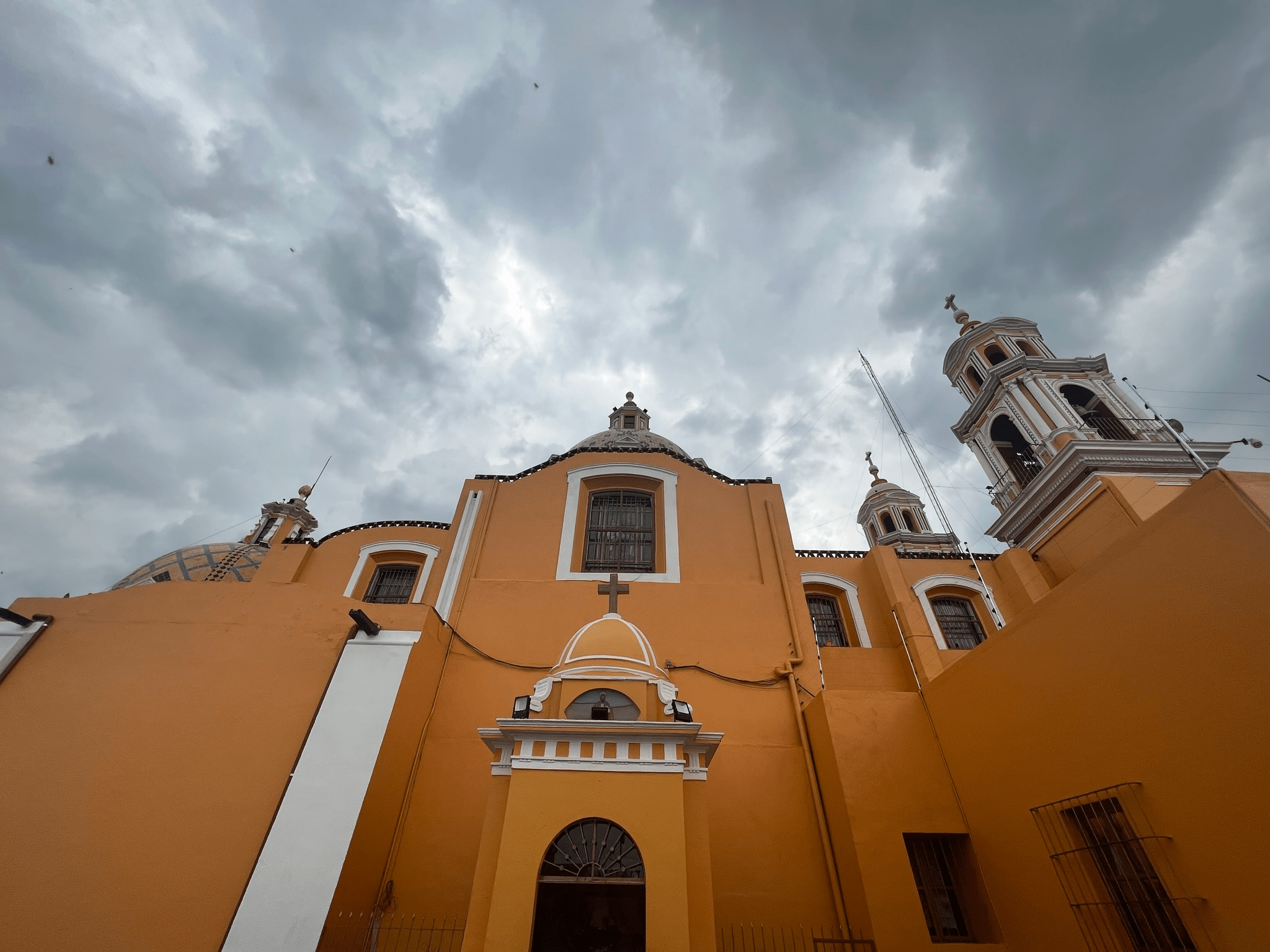 The backside of Iglesia de Nuestra Señora de los Remedios