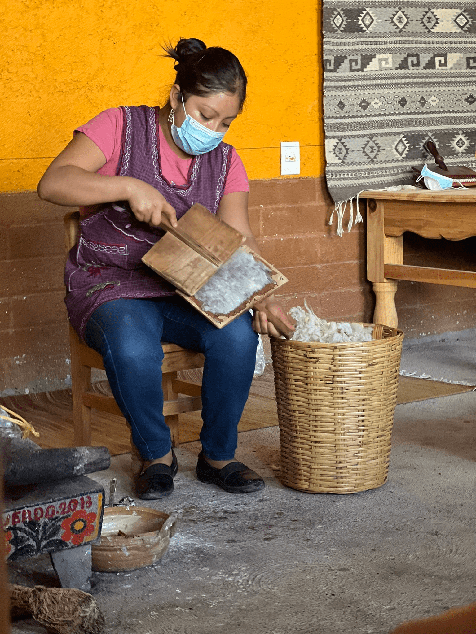 Yarn processing