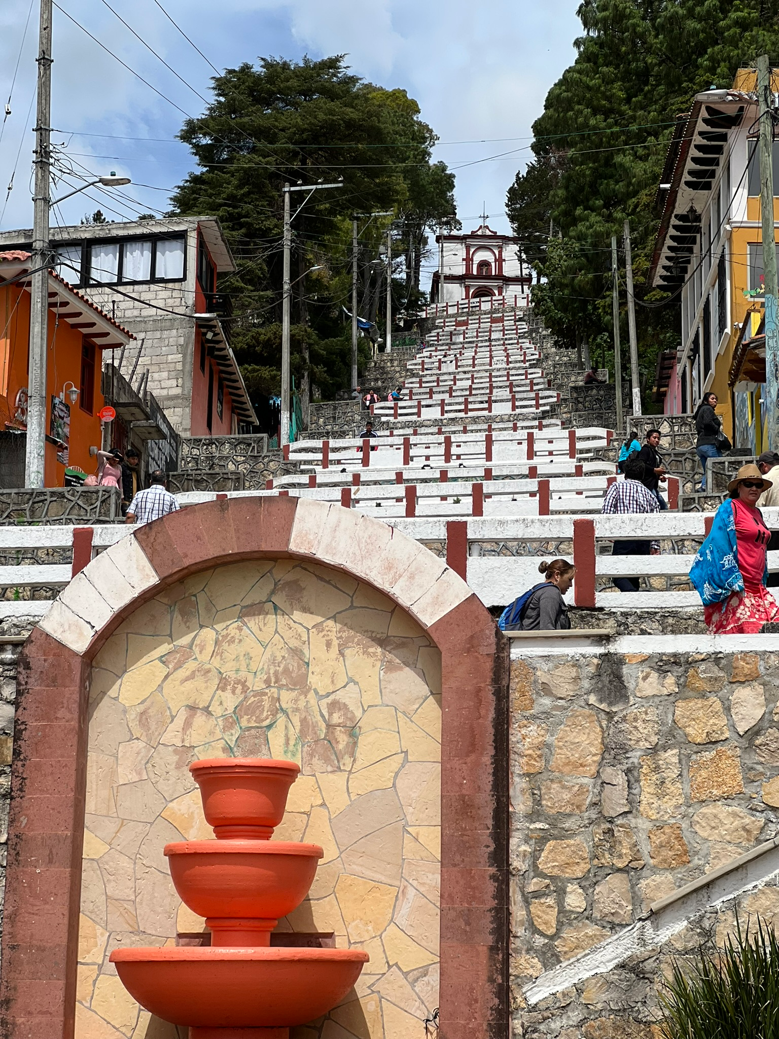 More stairs