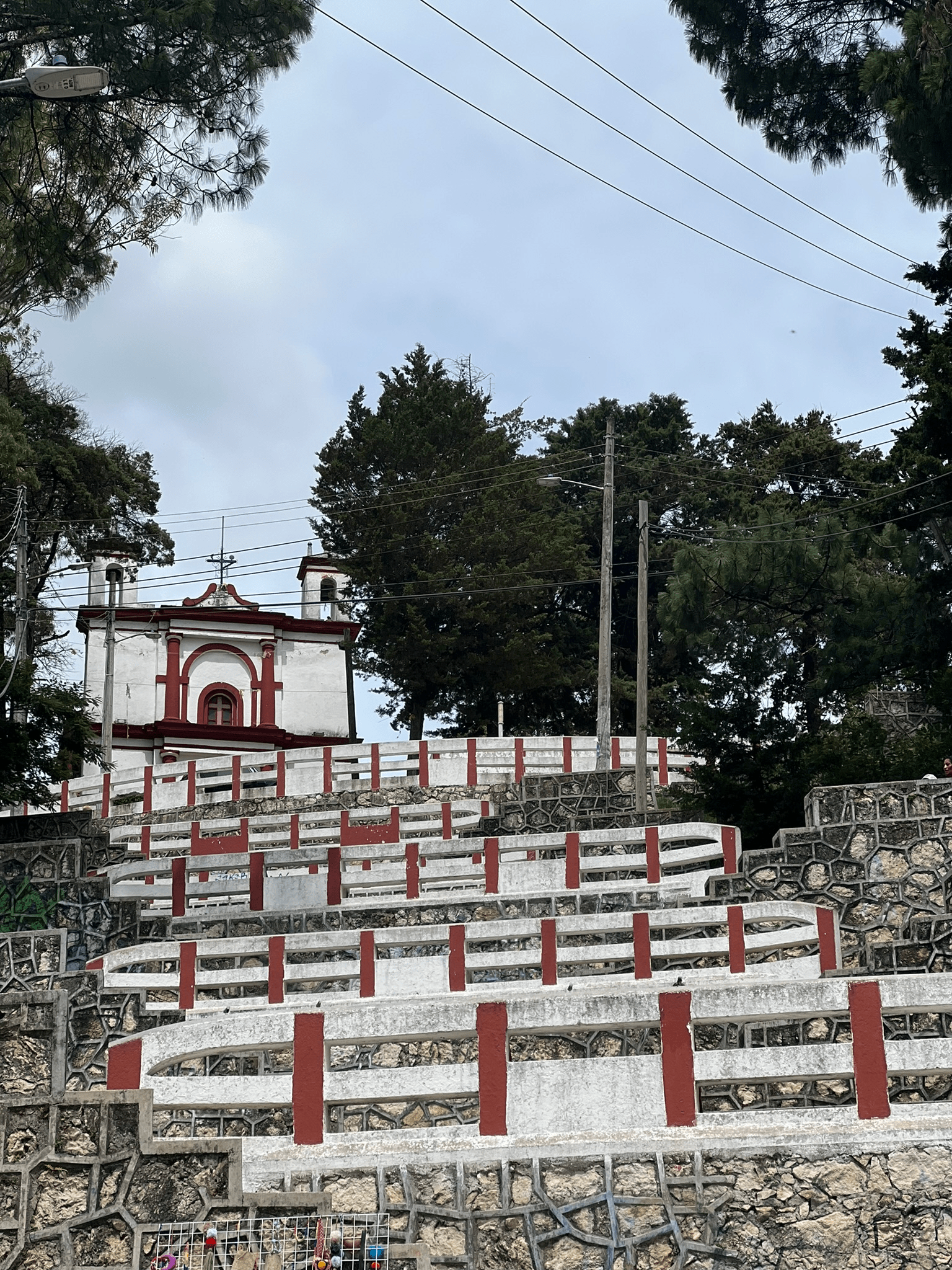 Stairs leading to the church of San Cristóbalito