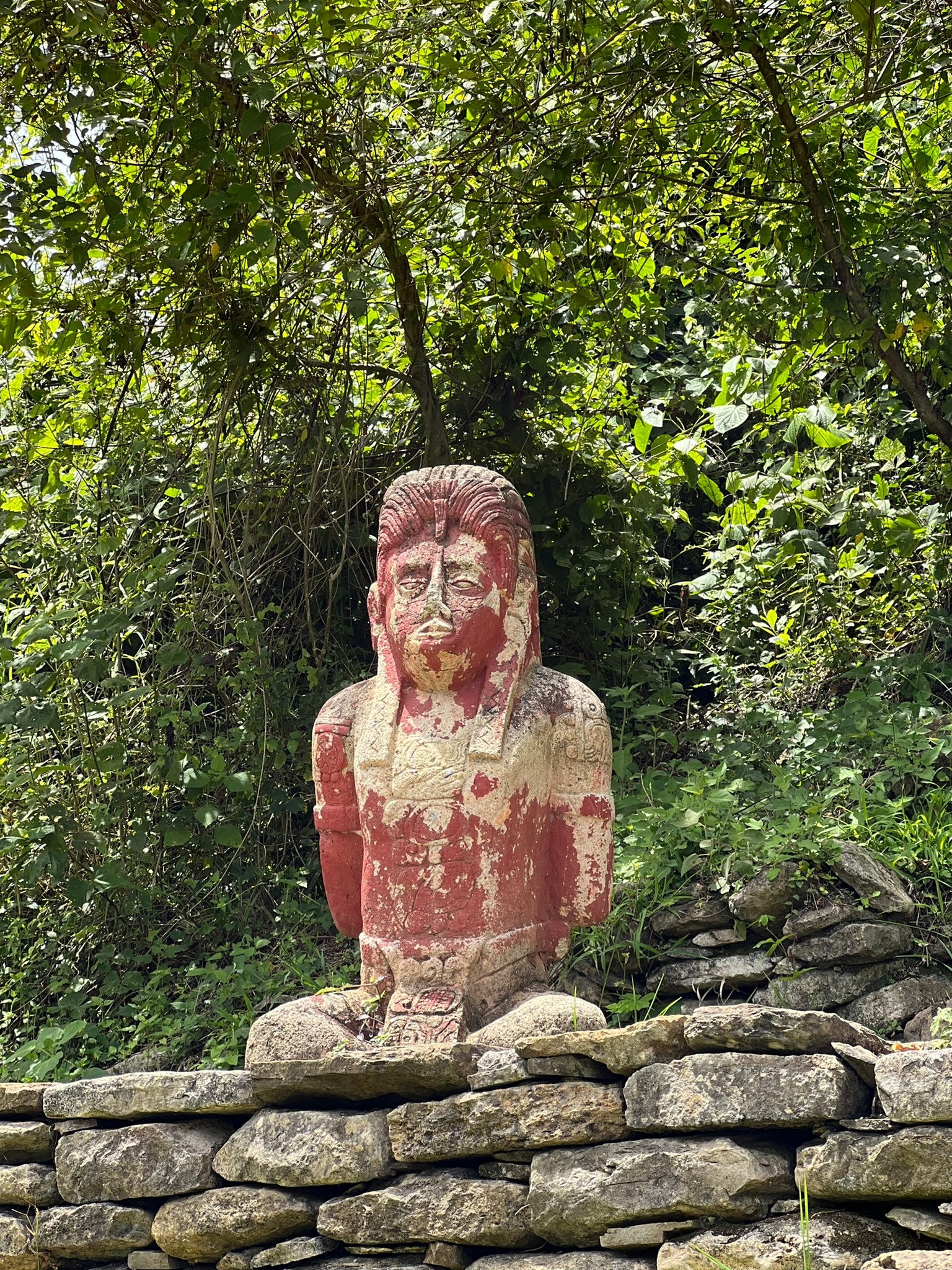 Mayan statue