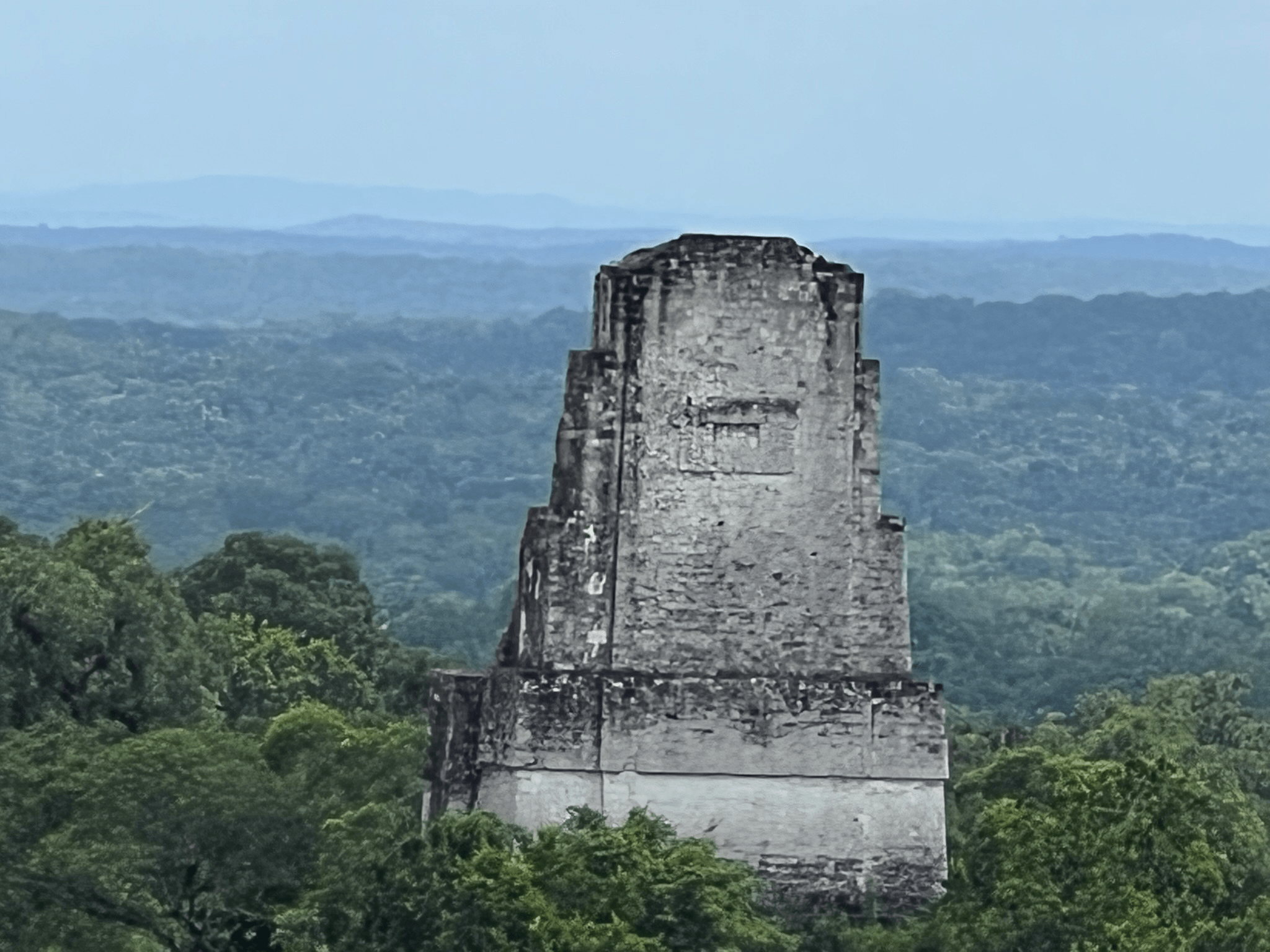 View from above Two-Headed Serpent Temple