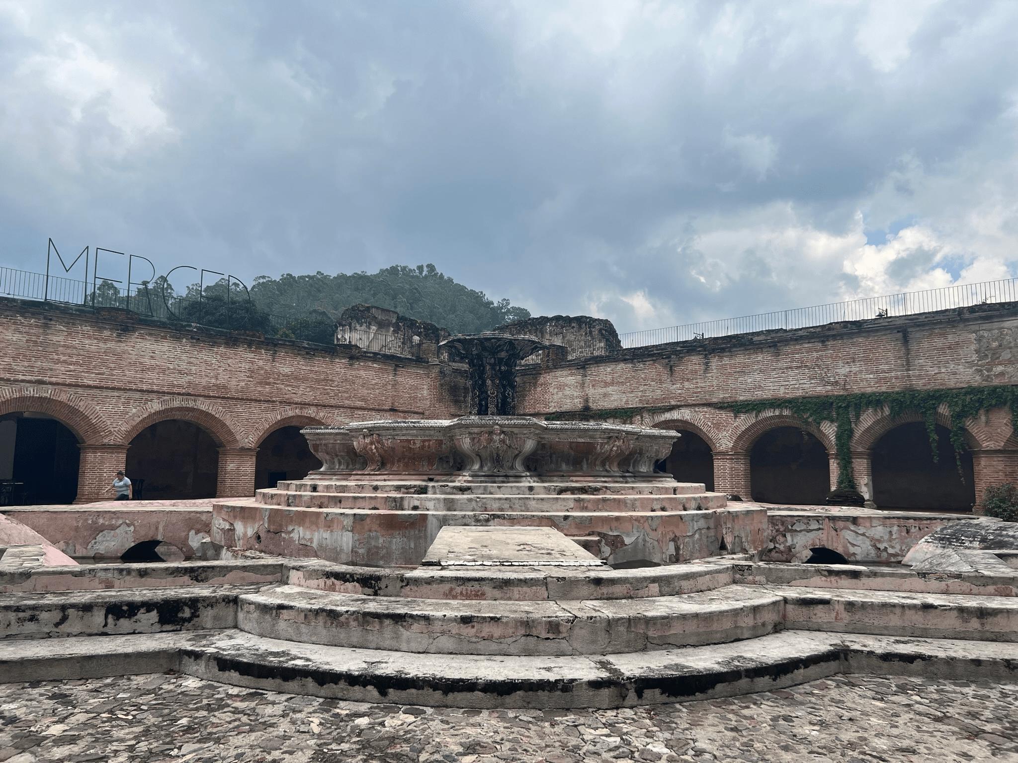 Church courtyard