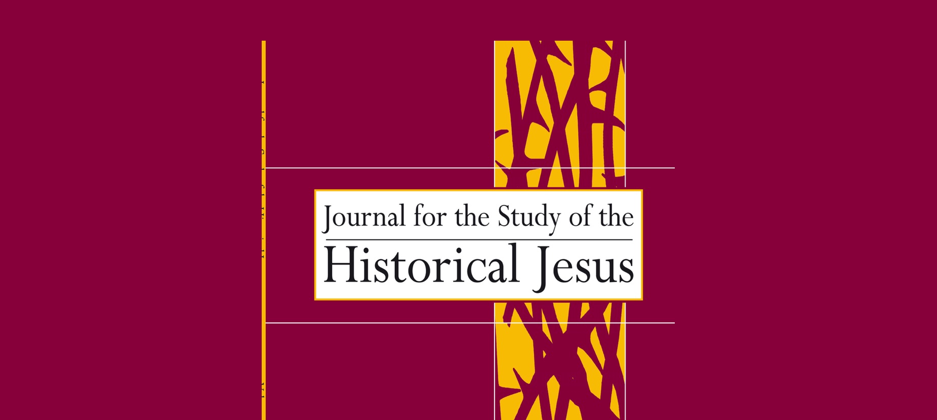 My New Article in Journal for the Study of the Historical Jesus 