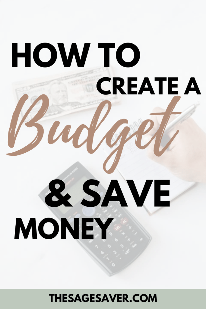 create a budget