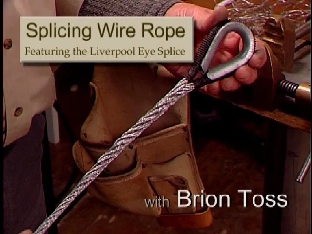 Splicing Wire Rope with Brion Toss video