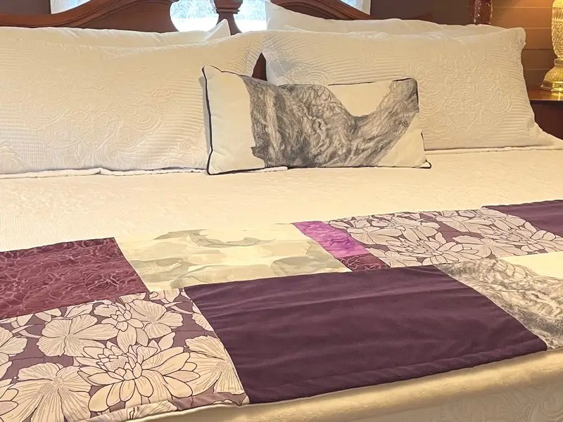Custom Textiles at the Sautee Inn