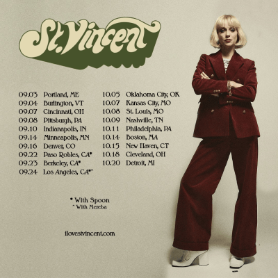 St Vincent Tour 2021