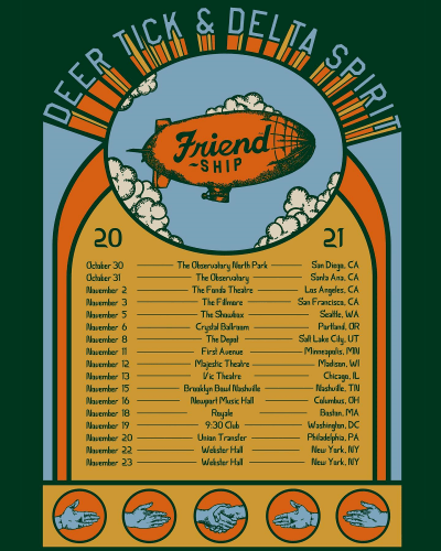 Deer Tick and Delta Spirit 2021 Friend Ship Tour
