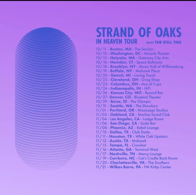 Strand of Oaks In Heaven Tour 2021 Strand of Oaks In Heaven Tour 2021