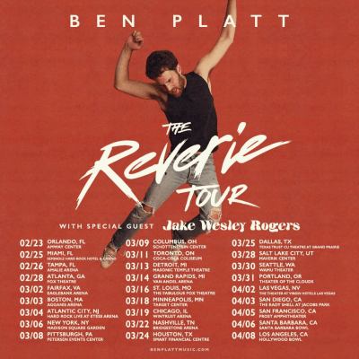 Ben Platt The Reverie Tour 2022 Ben Platt The Reverie Tour 2022