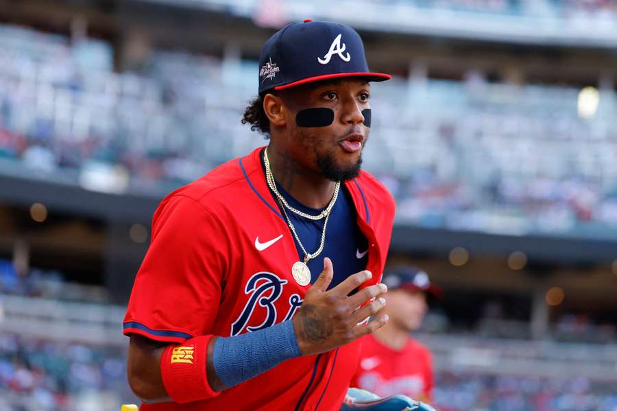 Ronald Acuna Jr. takes the field for the first time in the 2025 season (May 23, 2025)Todd Kirkland/Getty Images/AFP