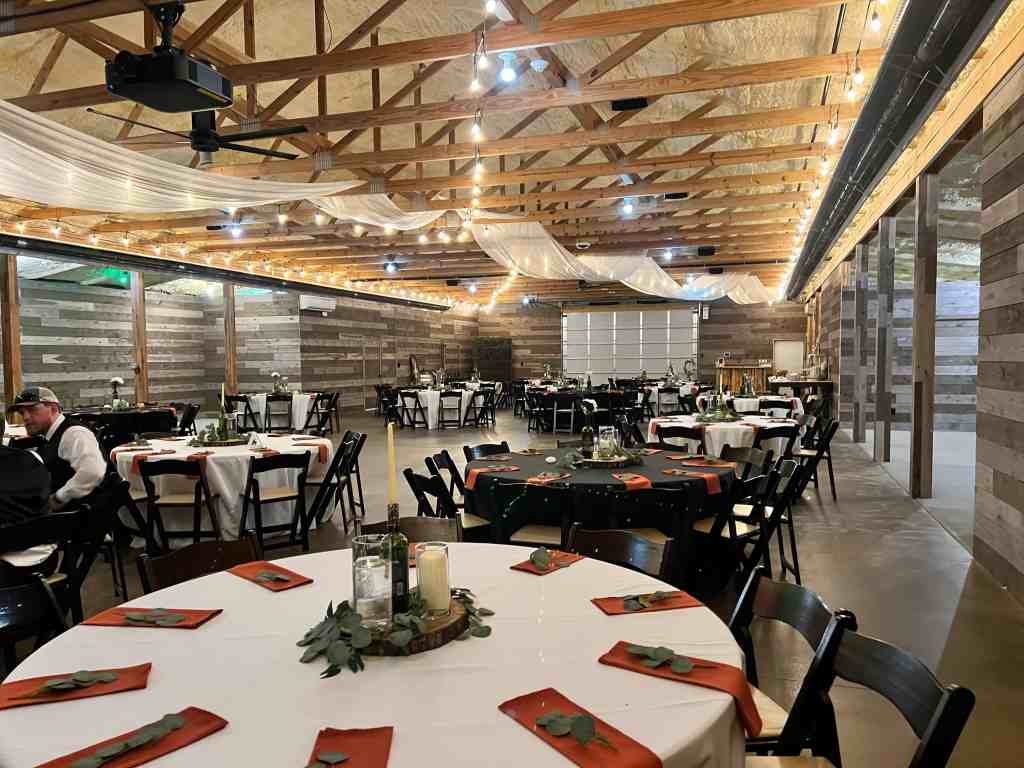 The Reception Barn at The Shamrock Ranch