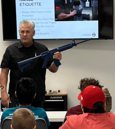 Kyle, certified NRA firearms instructor at The Shooting Range AZ in Queen Creek