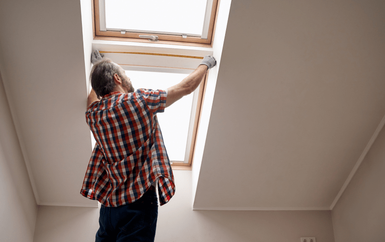 how to measure for a new skylight