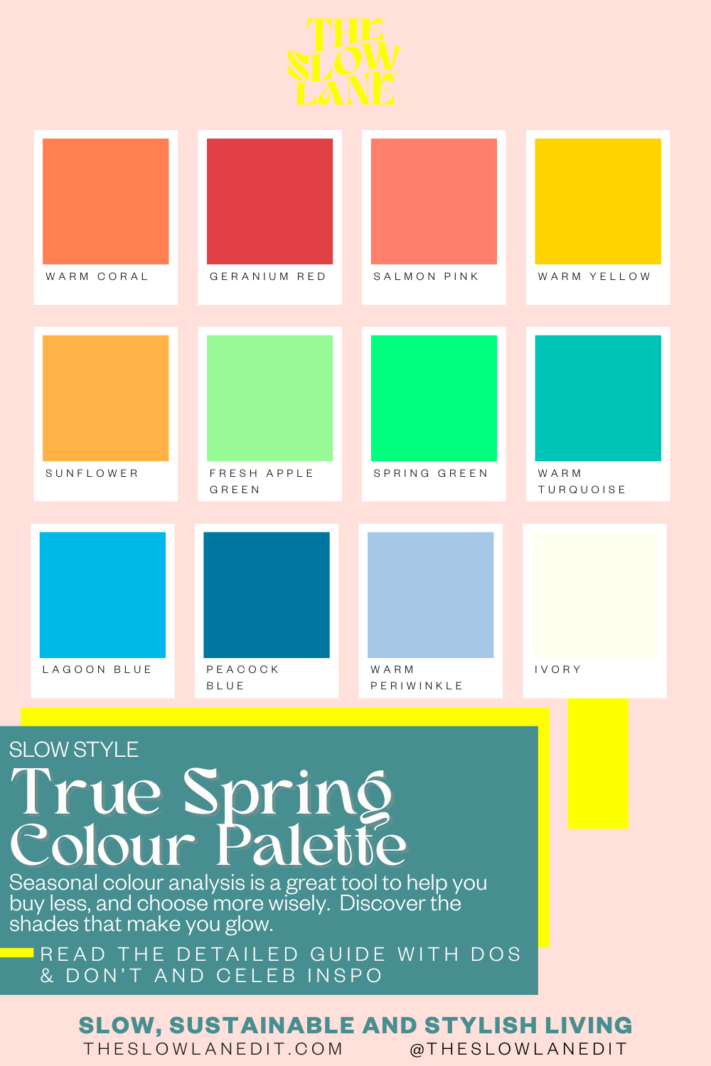 True Spring Colour Palette