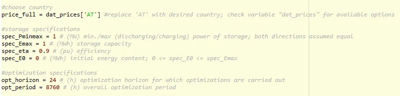 Example Of Python Code Using Energy Analysis of Energy Arbitrage Potential in DA-Markets - The Smart Insights