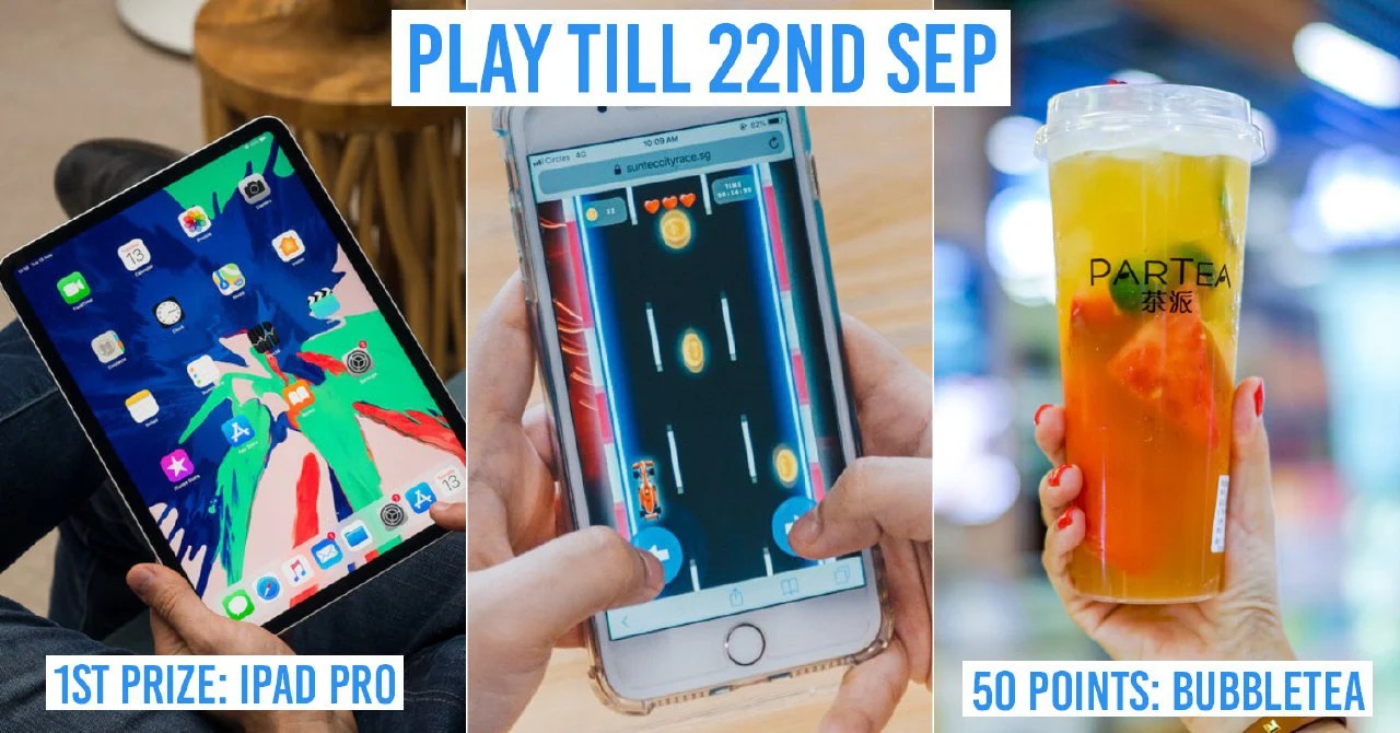 Suntec City S New Racing Game Lets You Win An Ipad Pro