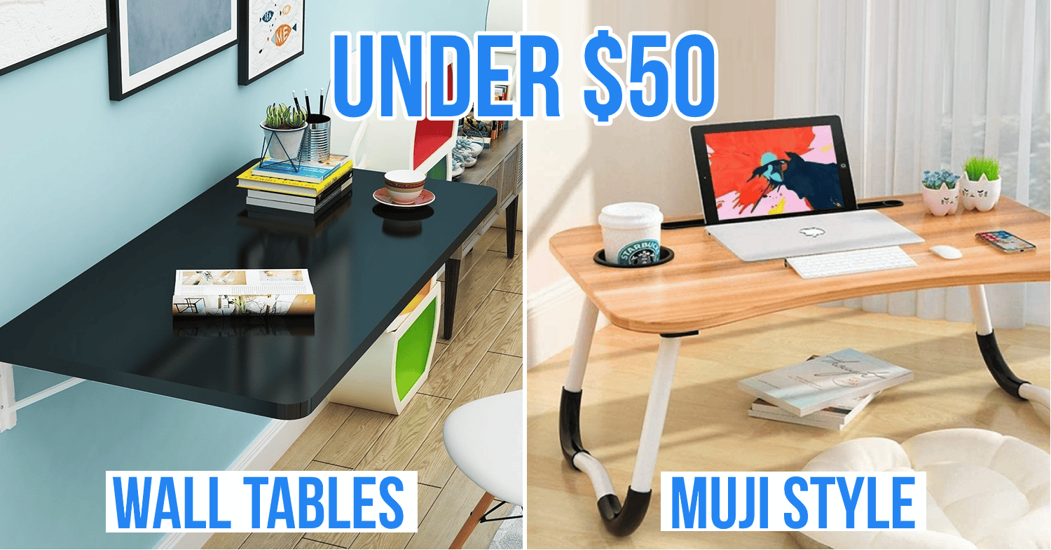 8 Foldable Study Tables In Singapore Under 50 To Save Space In Smaller Hdbs