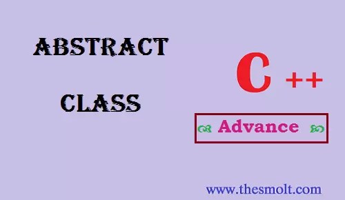 abstract class in cpp
