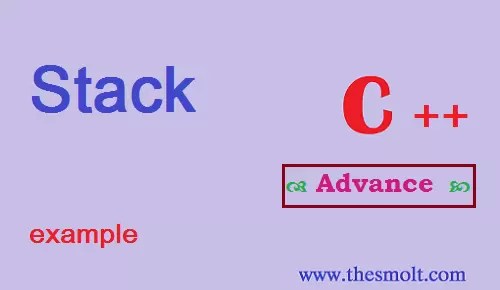 stack program in cpp