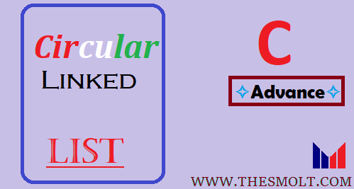 Circular linked list program in C