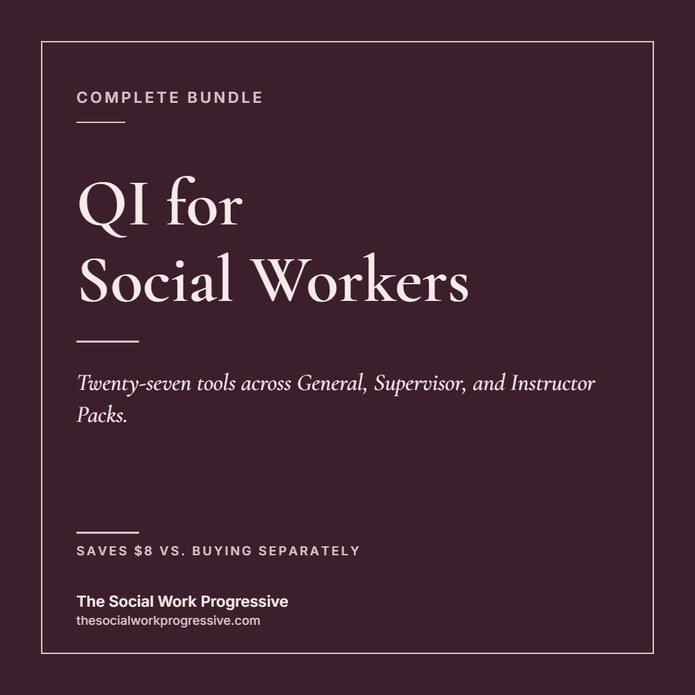 QI for Social Workers · Complete Bundle