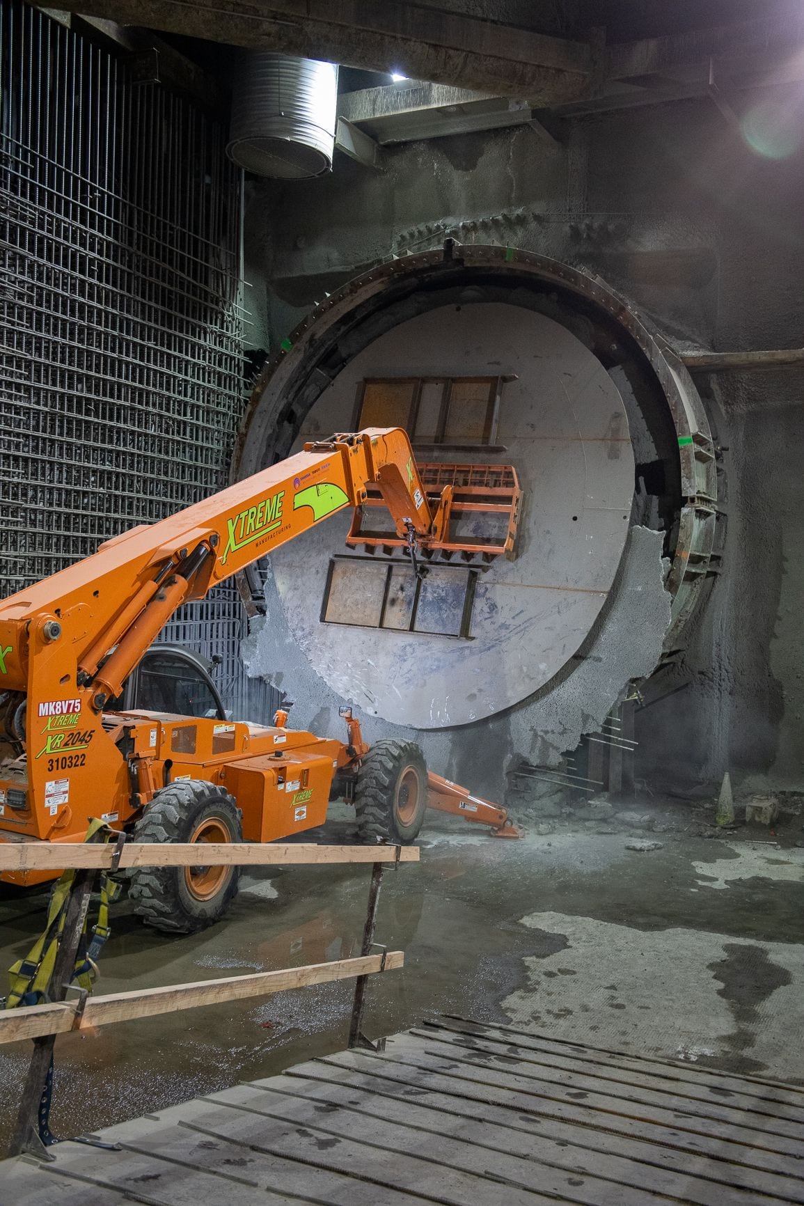 Photo of tunnel construction
