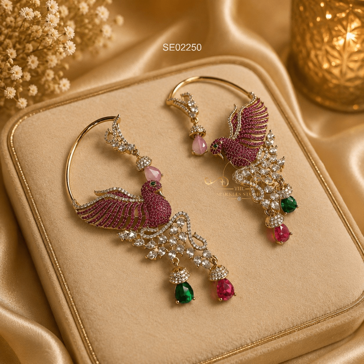 Shimmering Earcuffs