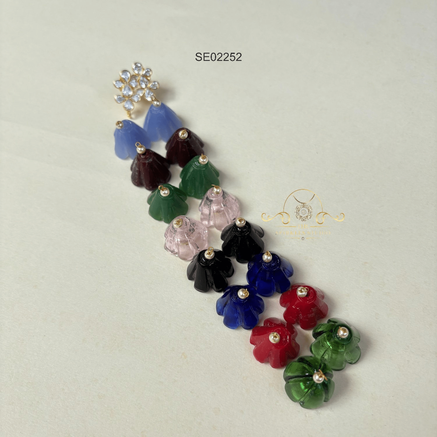 Changeable Glass Jhumki