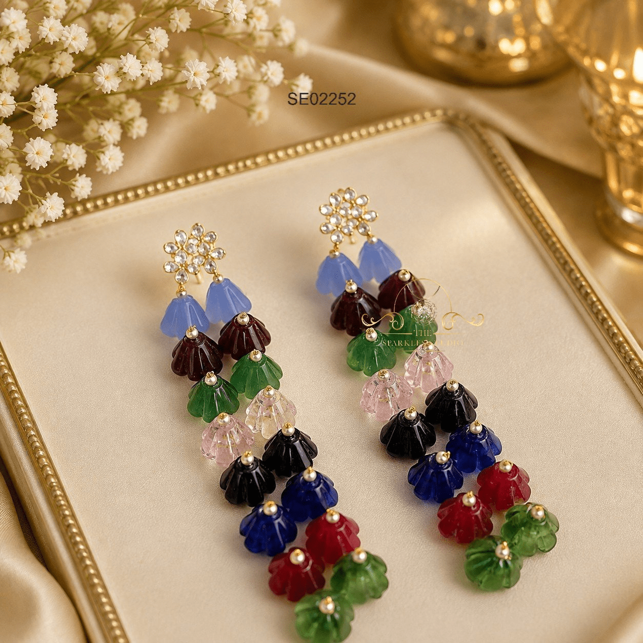 Changeable Glass Jhumki