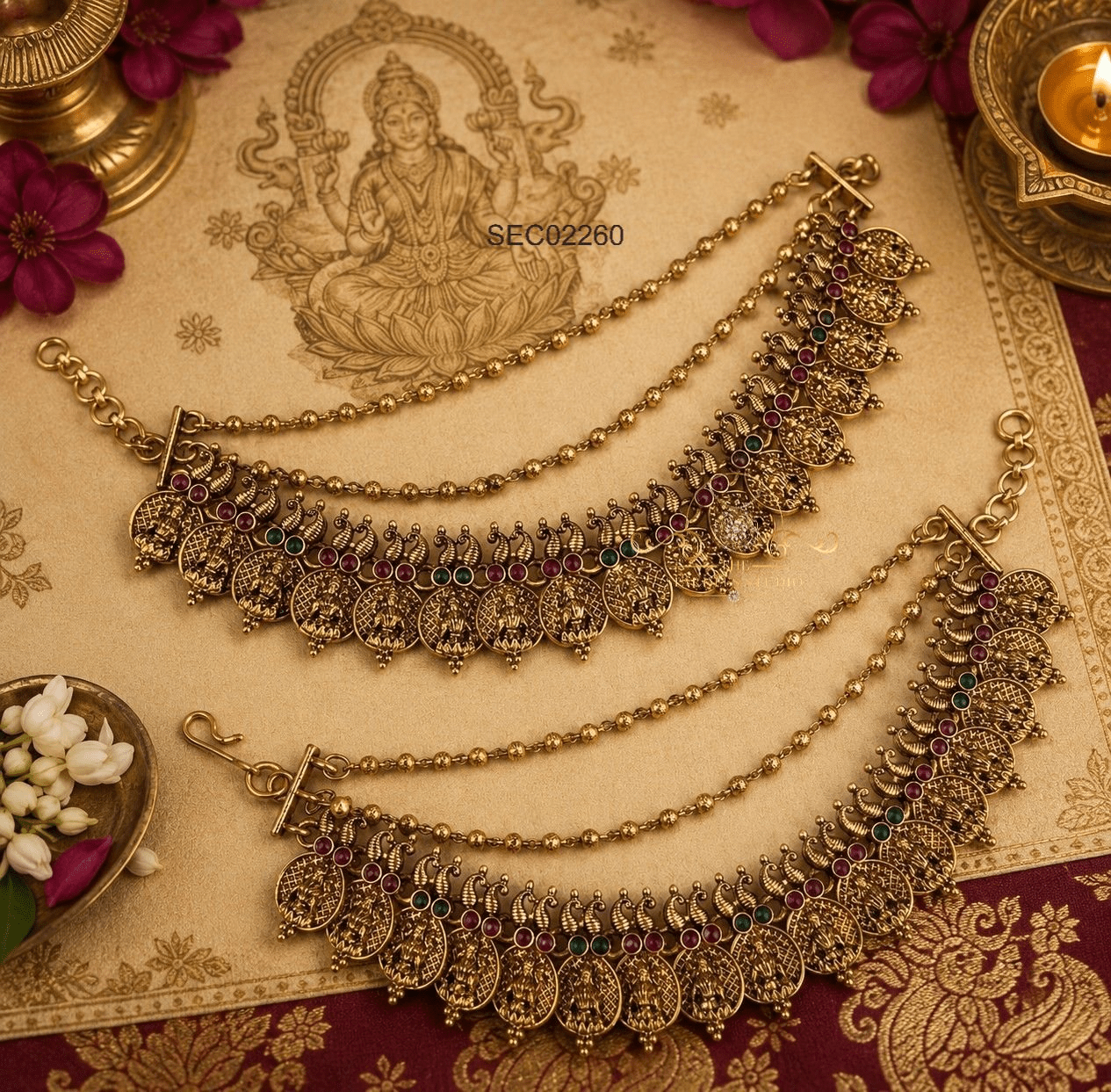 Goddess Lakshmi Antique Mattal