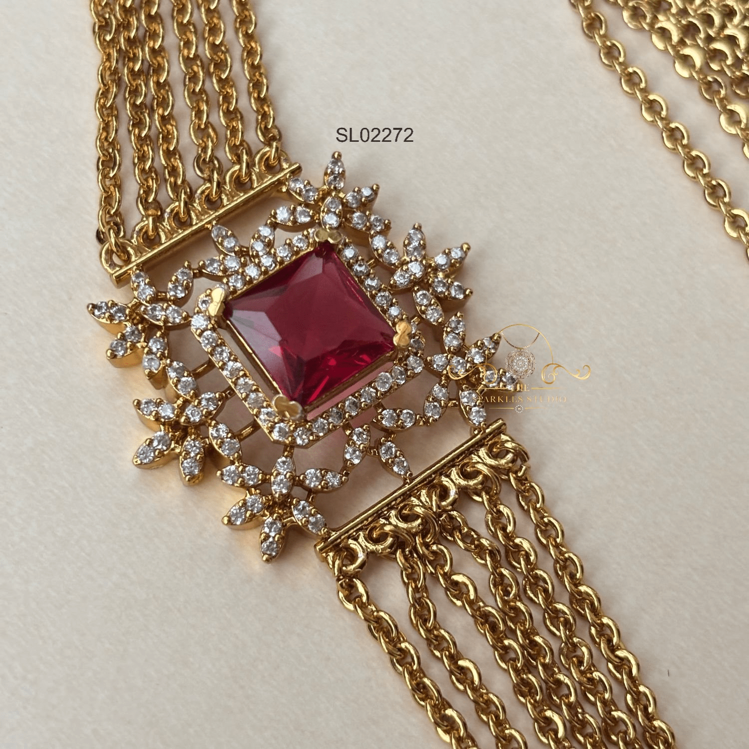 Traditional Ruby Mop Chandra Haram