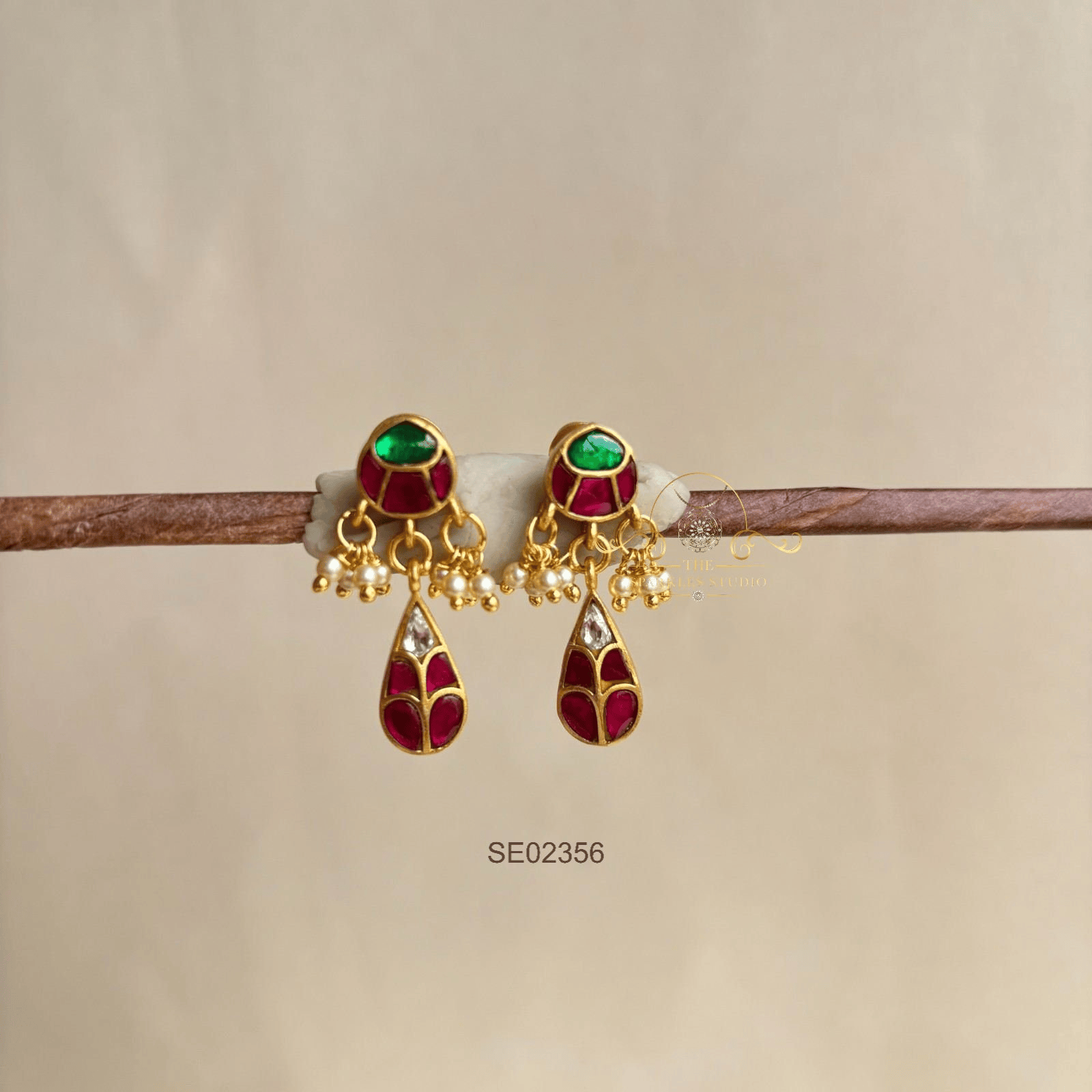 Jadau Drop Earrings