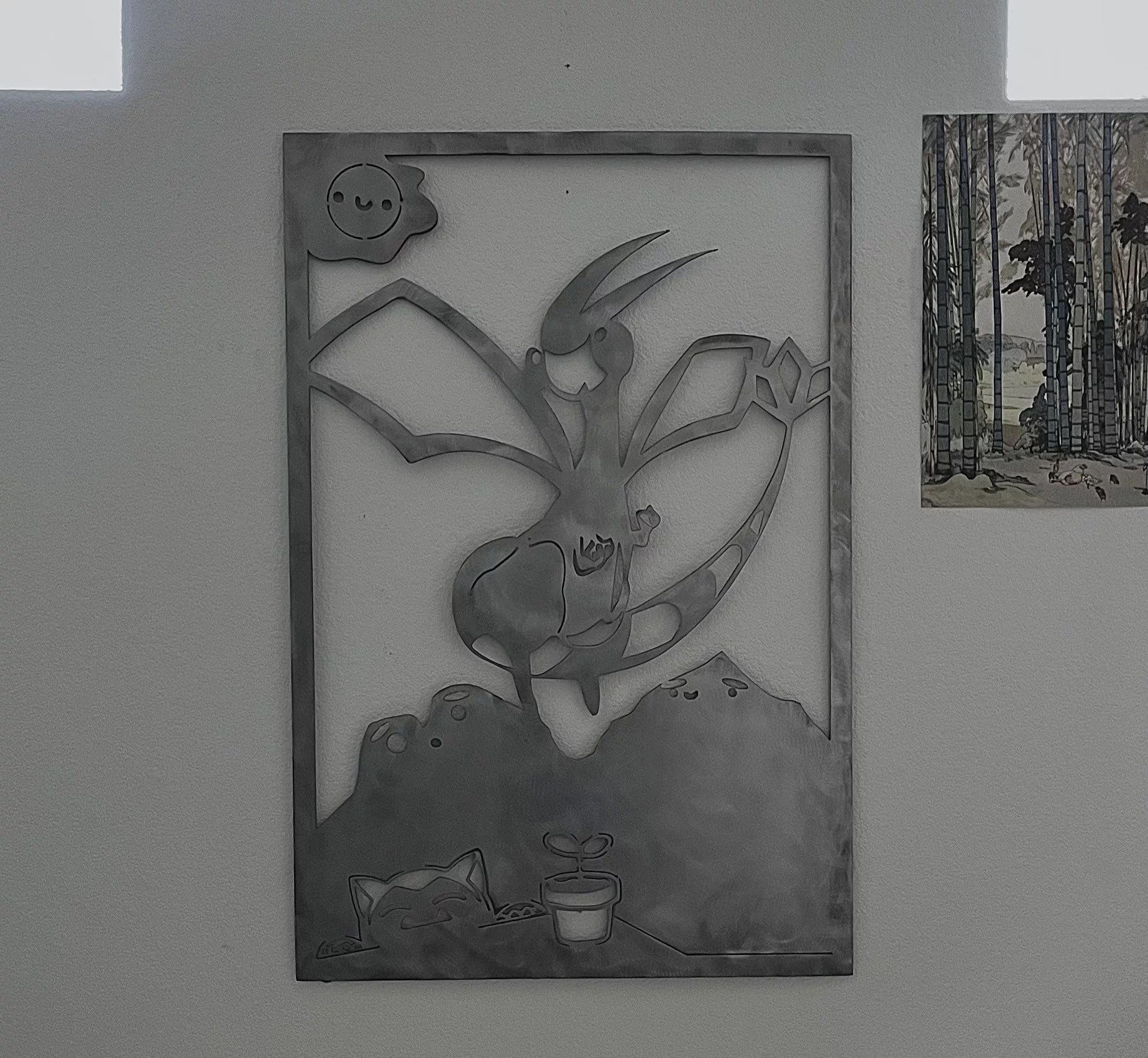 Custom steel poster