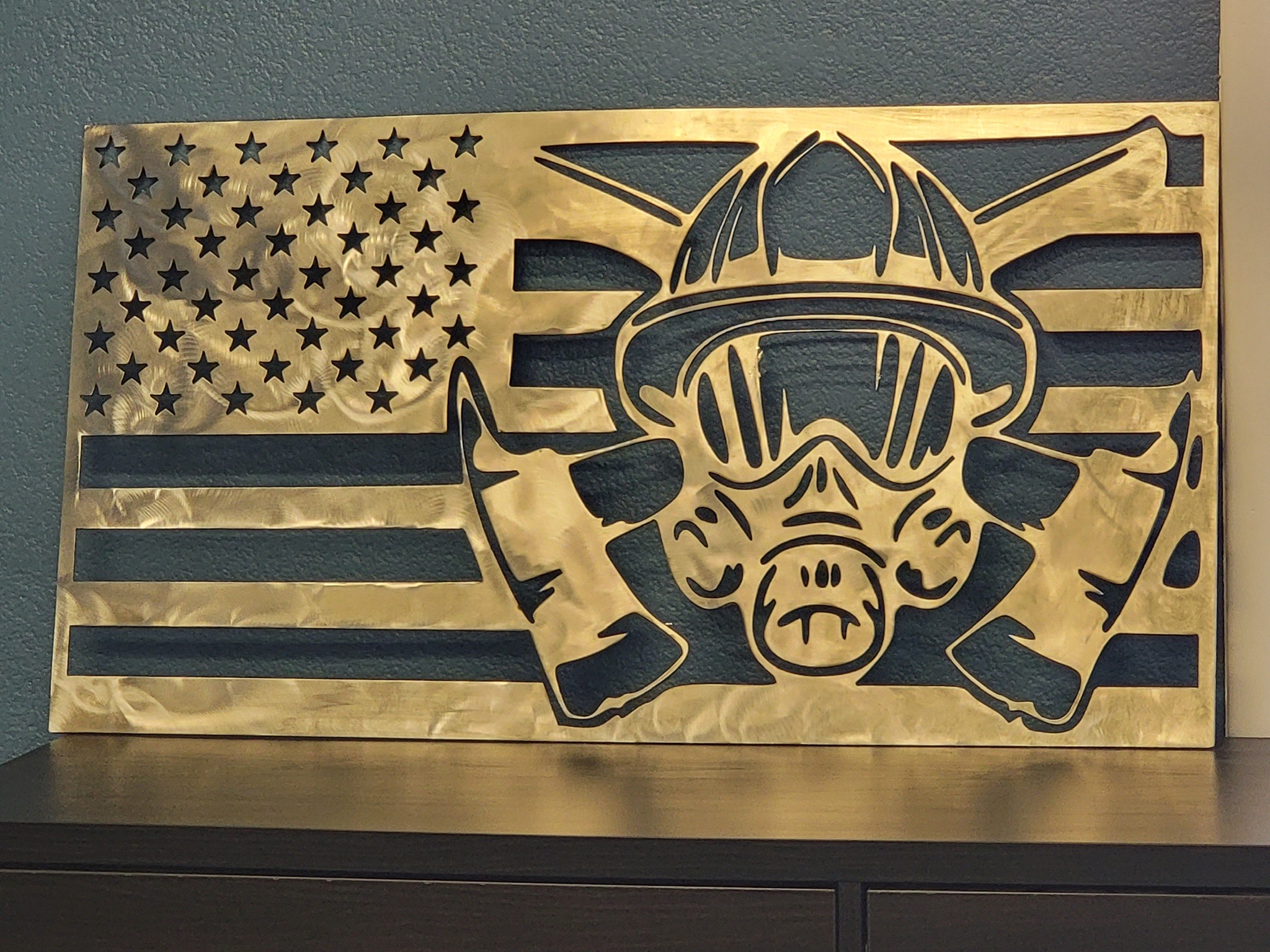 Custom steel poster