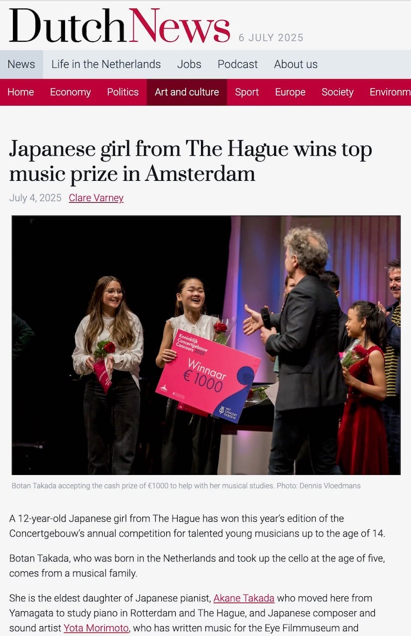 DutchNews article