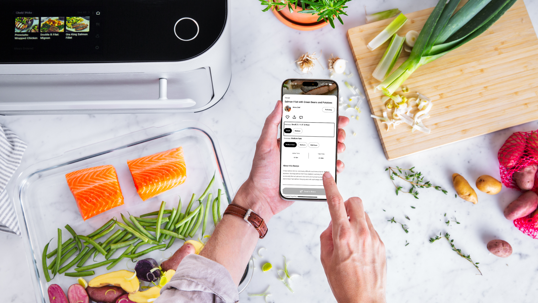 Brava’s Latest Update Enables Blind and Low-Vision Users to Cook Independently With The Light-Powered Oven
