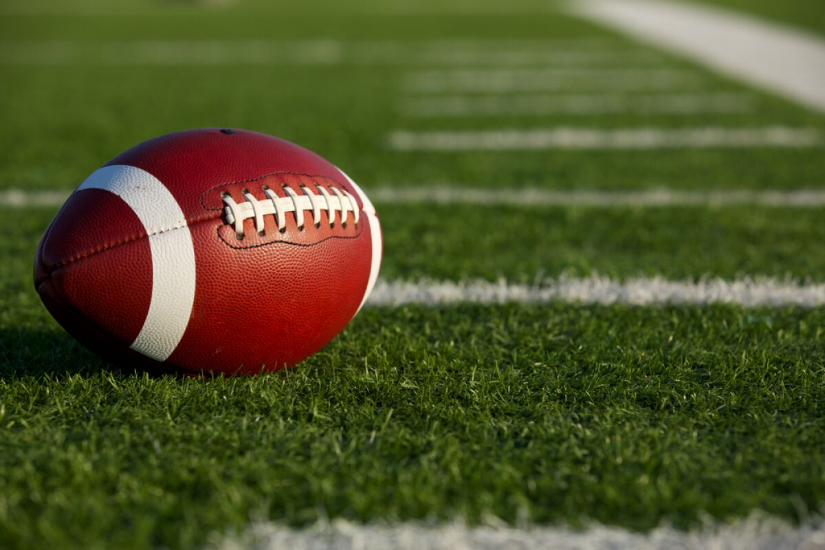 NFL Football on a field