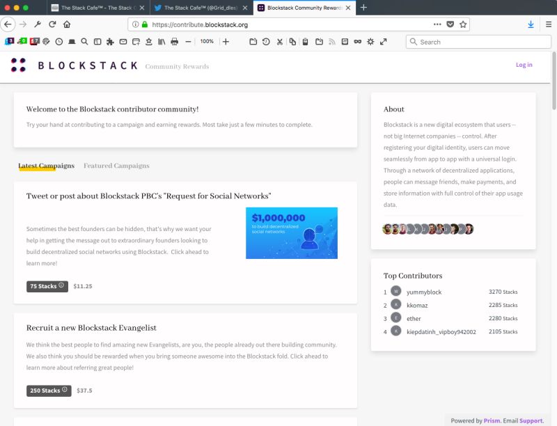 Blockstack Update To The Blockstack Community Rewards Program Join - Premium Dark Picture Gallery - 8K