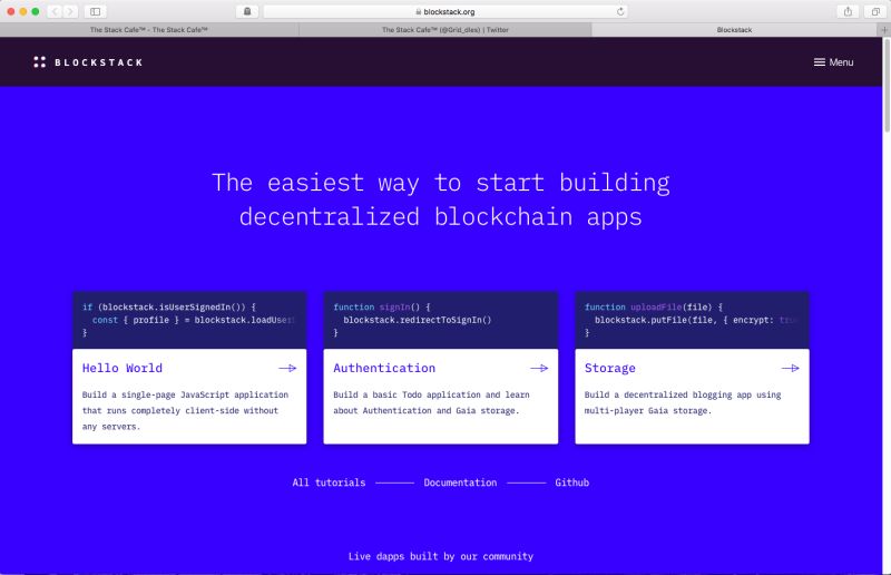 Blockstack Website Updated To Focus On The Developer The Stack Cafe - Ultra HD City Patterns for Desktop