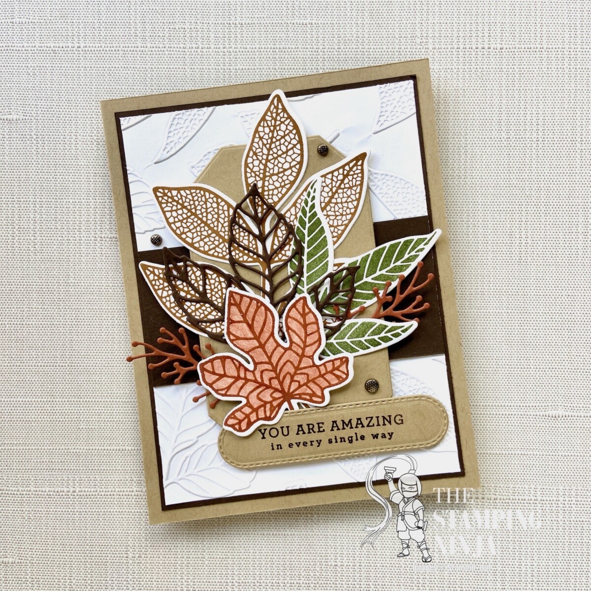 Changing Leaves You Are Amazing Card