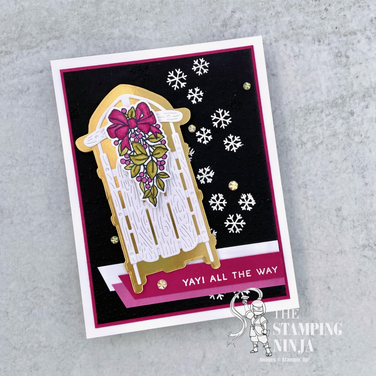 Sophisticated Sled Bundle Inspiration Challenge card