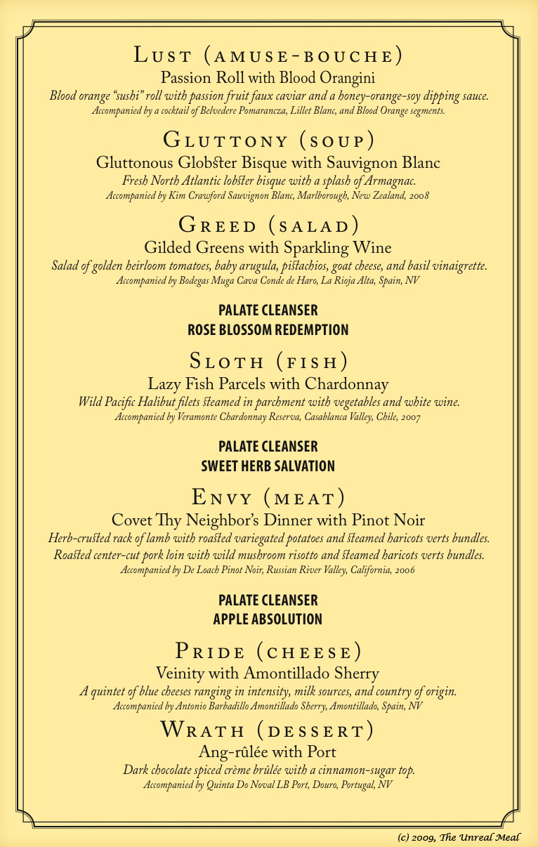 Seven Deadly Sins Party