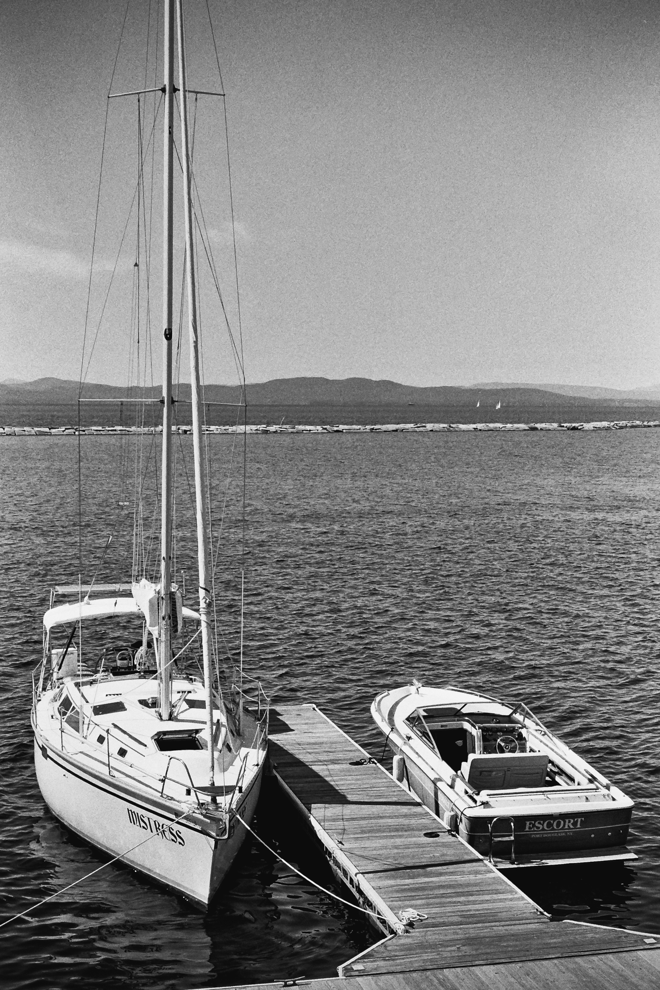 The "Escort" docked next to the "Mistress"...well then! || Summer 2013 | Burlington, VT ||