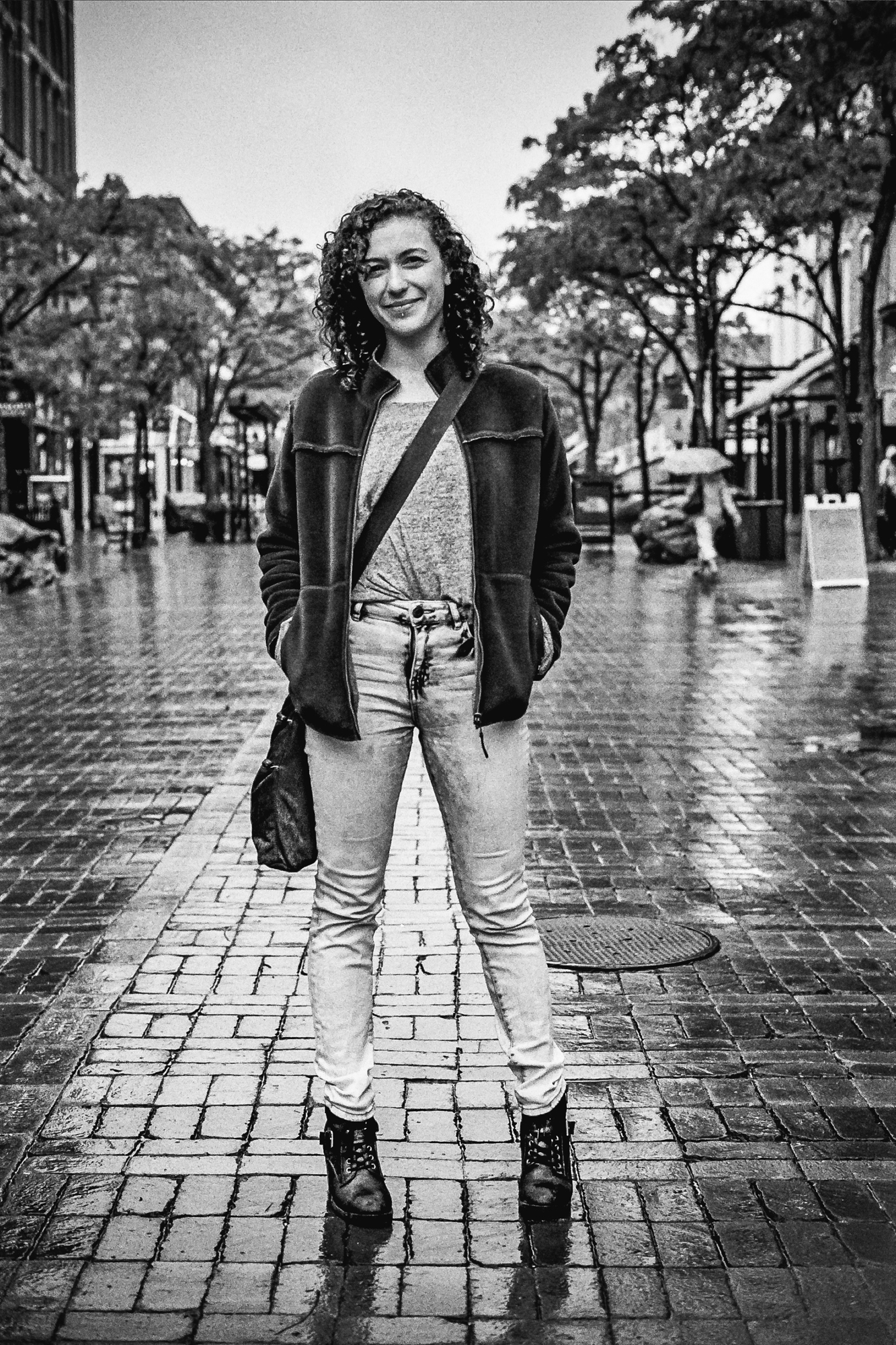 A long-time friend from college, I bumped into Andy while I was eating sushi under a tree. She's a remarkable woman, and it made each of our days seeing each other. || Summer 2015 | Burlington, VT||